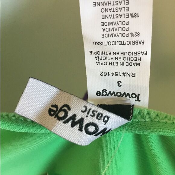 ‎One Piece Swimsuit Size 3 +Sarong-beach Cover - Picture 10 of 13